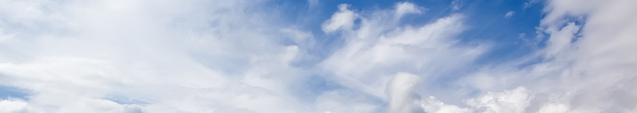 clouds against a blue sky